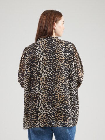Camicia da donna 'CARPARULA' di ONLY Carmakoma in marrone