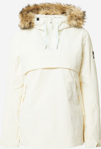 Veste outdoor 'SHELTER' ROXY en blanc : devant