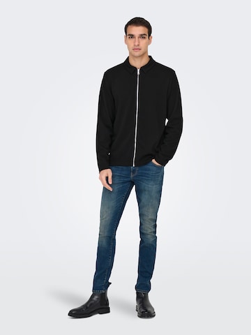 Only & Sons Демисезонная куртка 'ONSNEWKODYL' в Черный