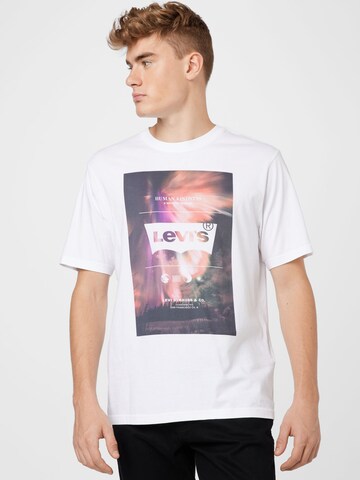 LEVI'S ® Shirt 'Relaxed Fit Tee' in Wit: voorkant