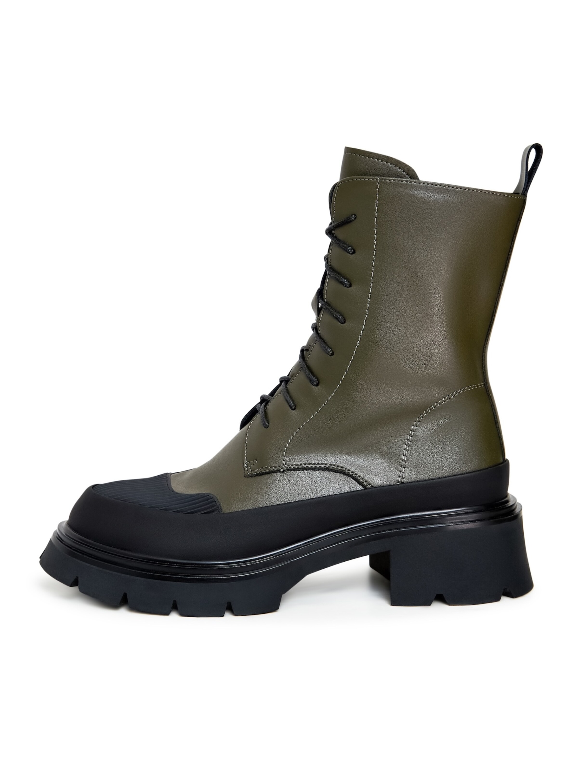 CESARE GASPARI Ankle Boots in Grün: Vorderseite