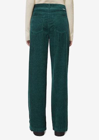 Marc O'Polo DENIM Zvonové kalhoty Kalhoty – zelená