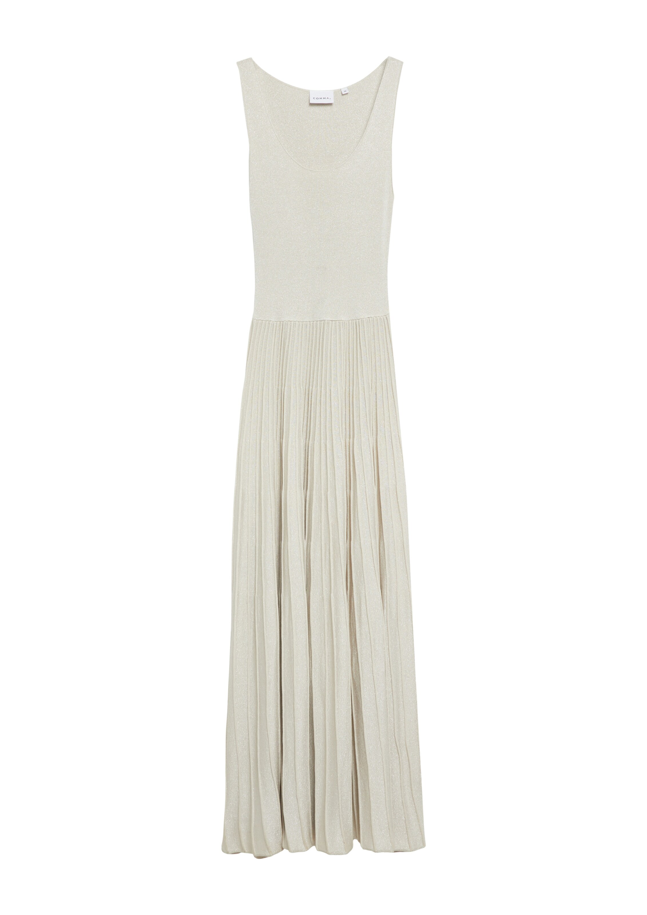 COMMA Strickkleid in Beige: Vorderseite