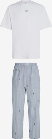 Karl Lagerfeld Pitkä pyjama värissä valkoinen: etupuoli