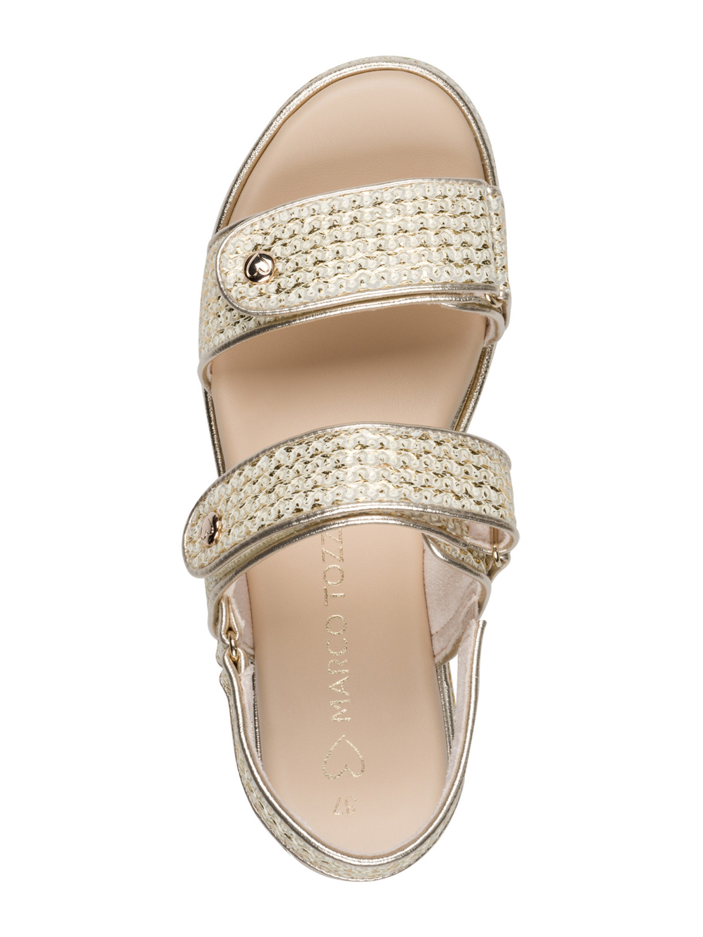 MARCO TOZZI Sandale in Gold