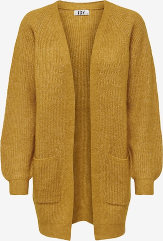 JDY Knit Cardigan in Yellow: front