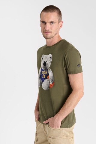 Le Temps Des Cerises Shirt 'Tatia' in Groen: voorkant