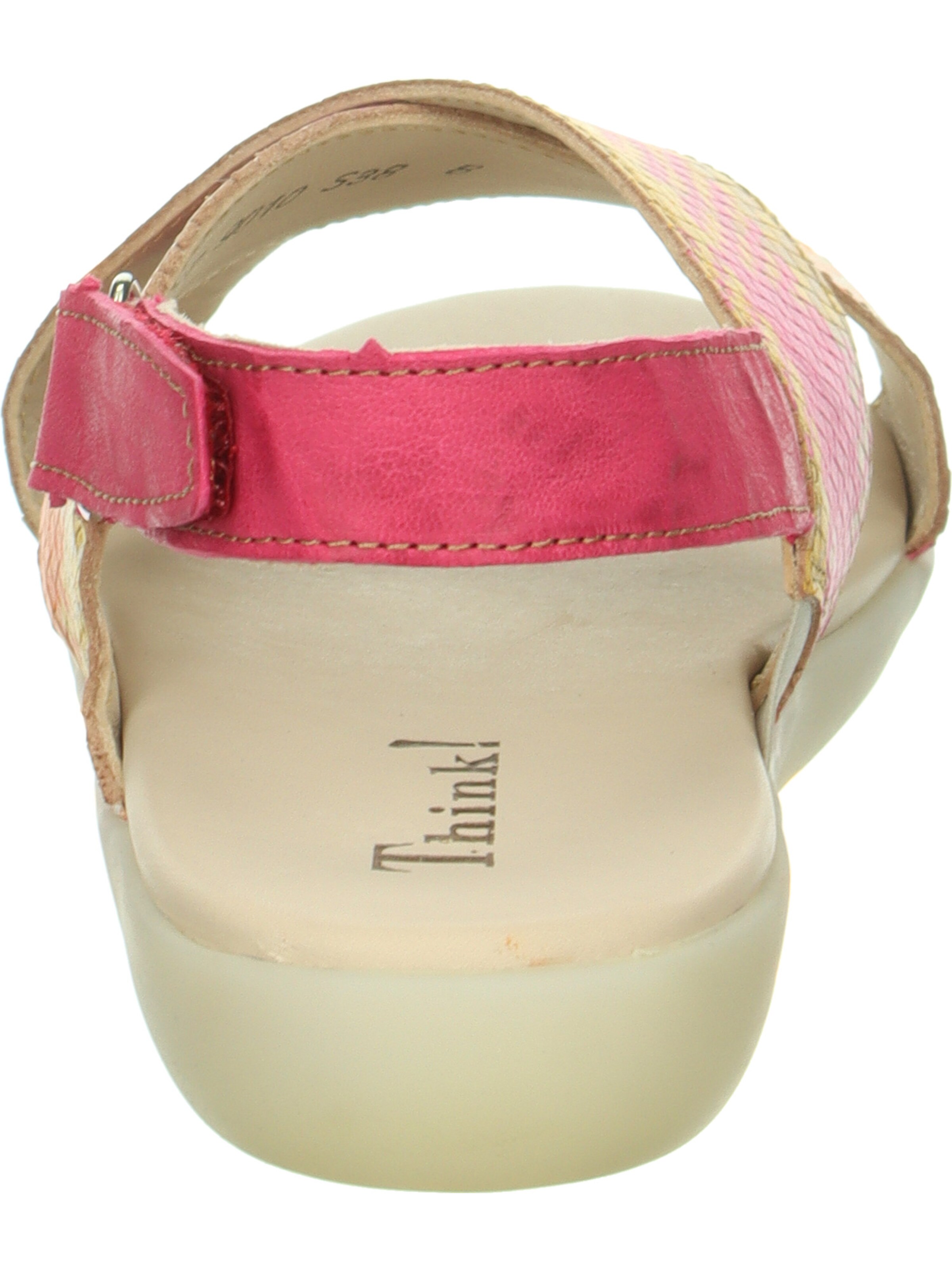 THINK! Strap Sandals 'NATURE SAND' in Pink