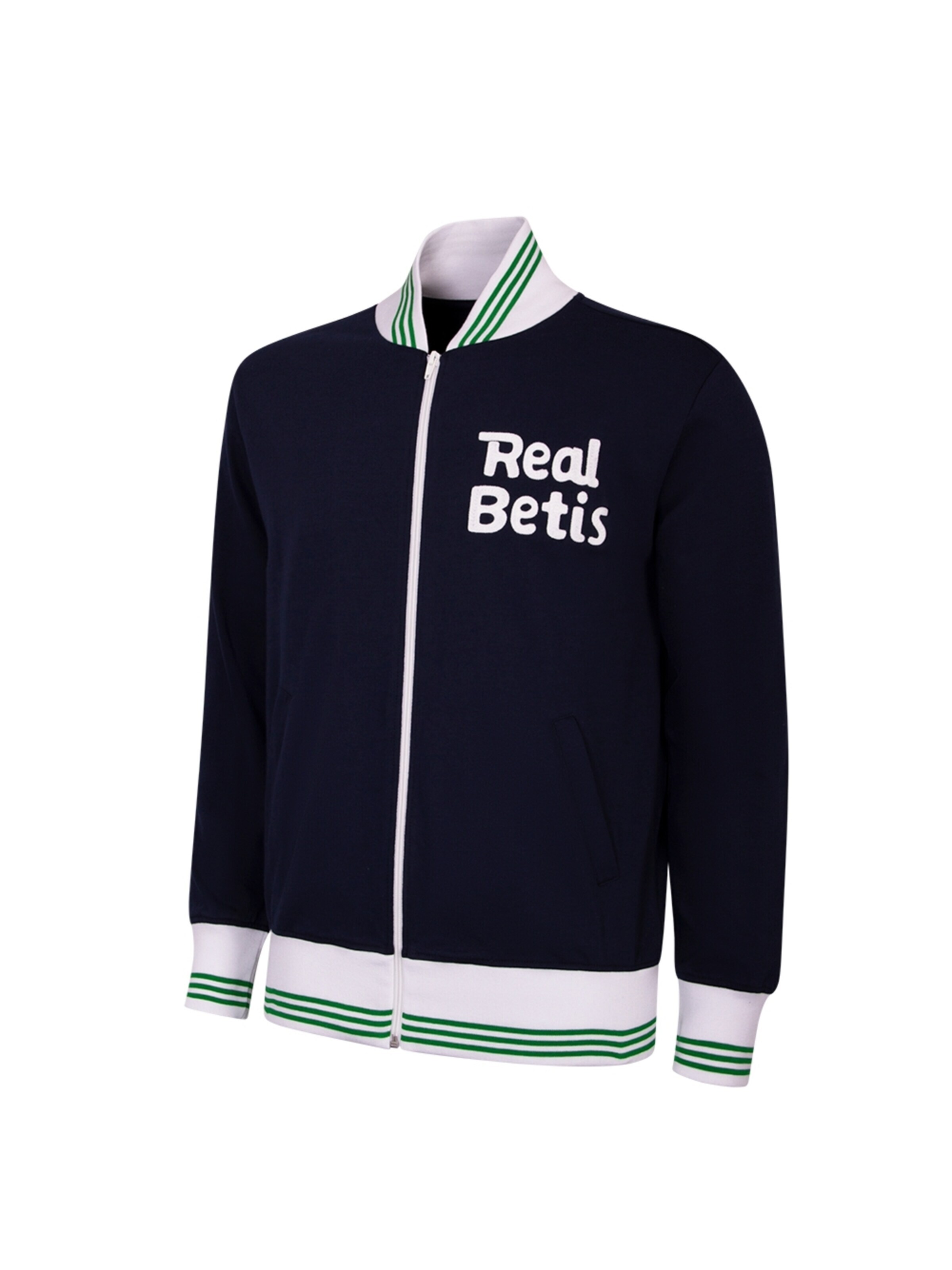 COPA FOOTBALL Sports jacket 'Real Betis 1970's Szusza Retro Voetbaljack' in Blue: front