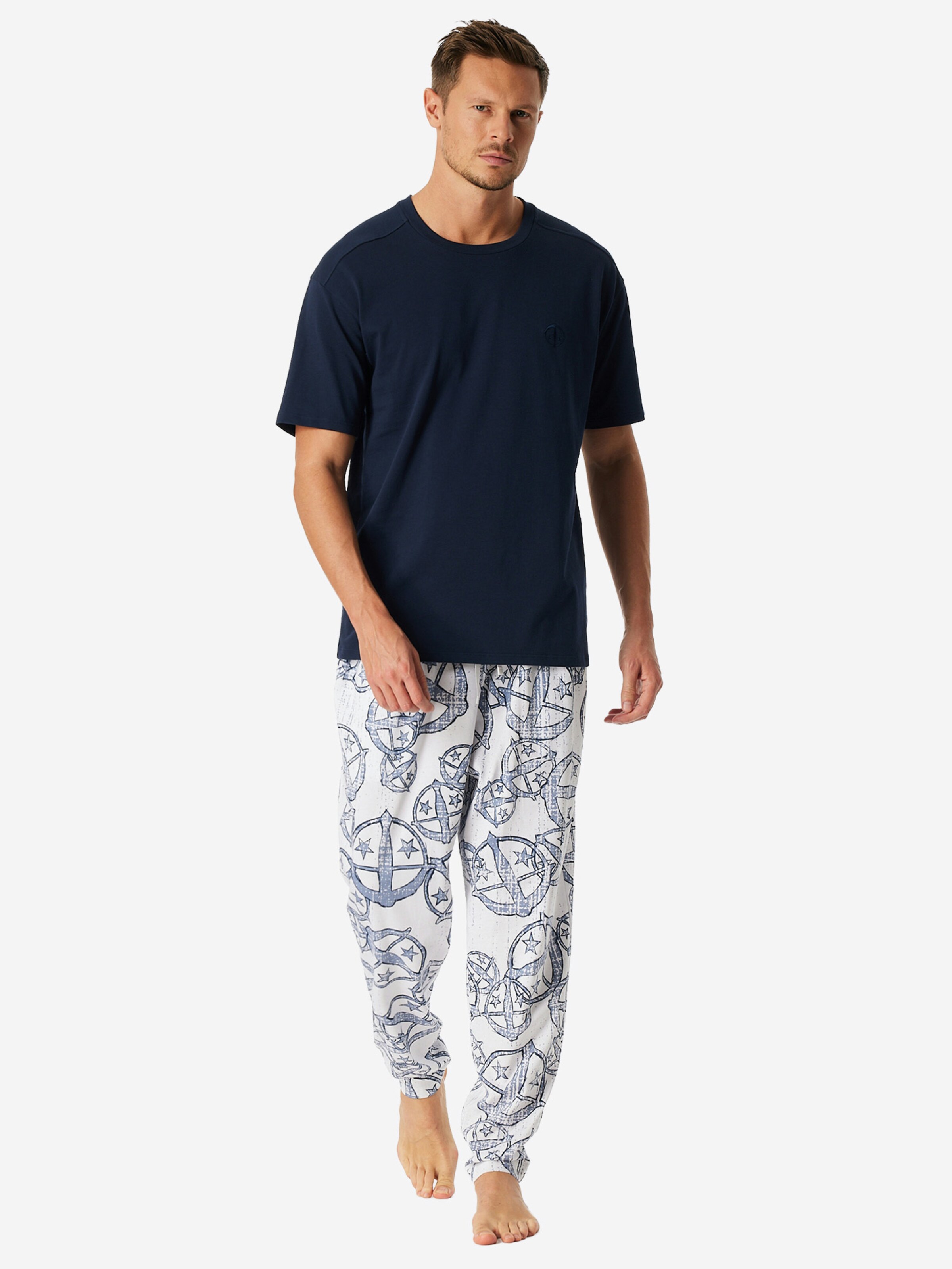 T-Shirt ' SCHIESSER 150 YEARS ' SCHIESSER en bleu