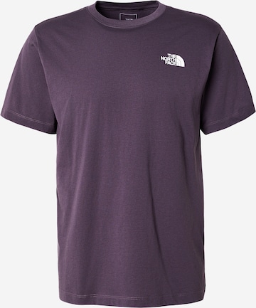 THE NORTH FACE Тениска 'EVOLUTION BOX NSE' в лилав: отпред