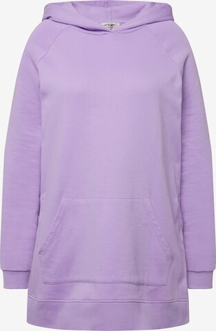 Angel of Style Sweatshirt in Purple: front