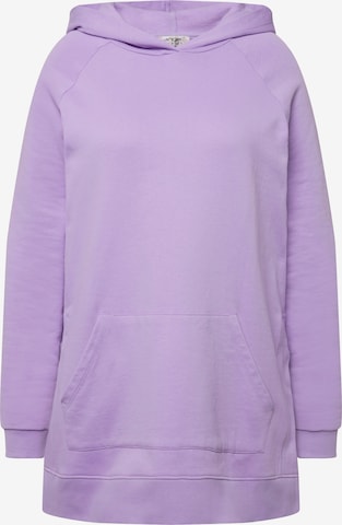 Sweat-shirt Angel of Style en violet : devant