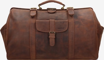 Greenland Nature Briefcase 'Montenegro' in Brown: front