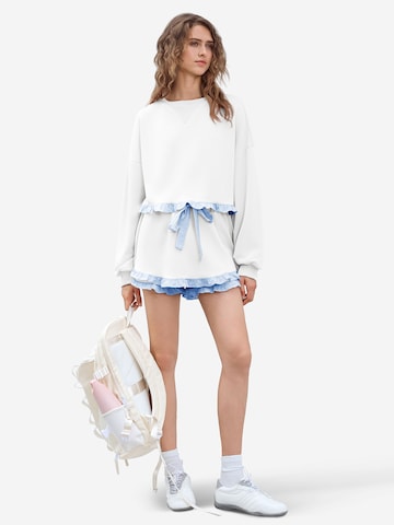 Imily Bela Hlačni kostim | bela barva