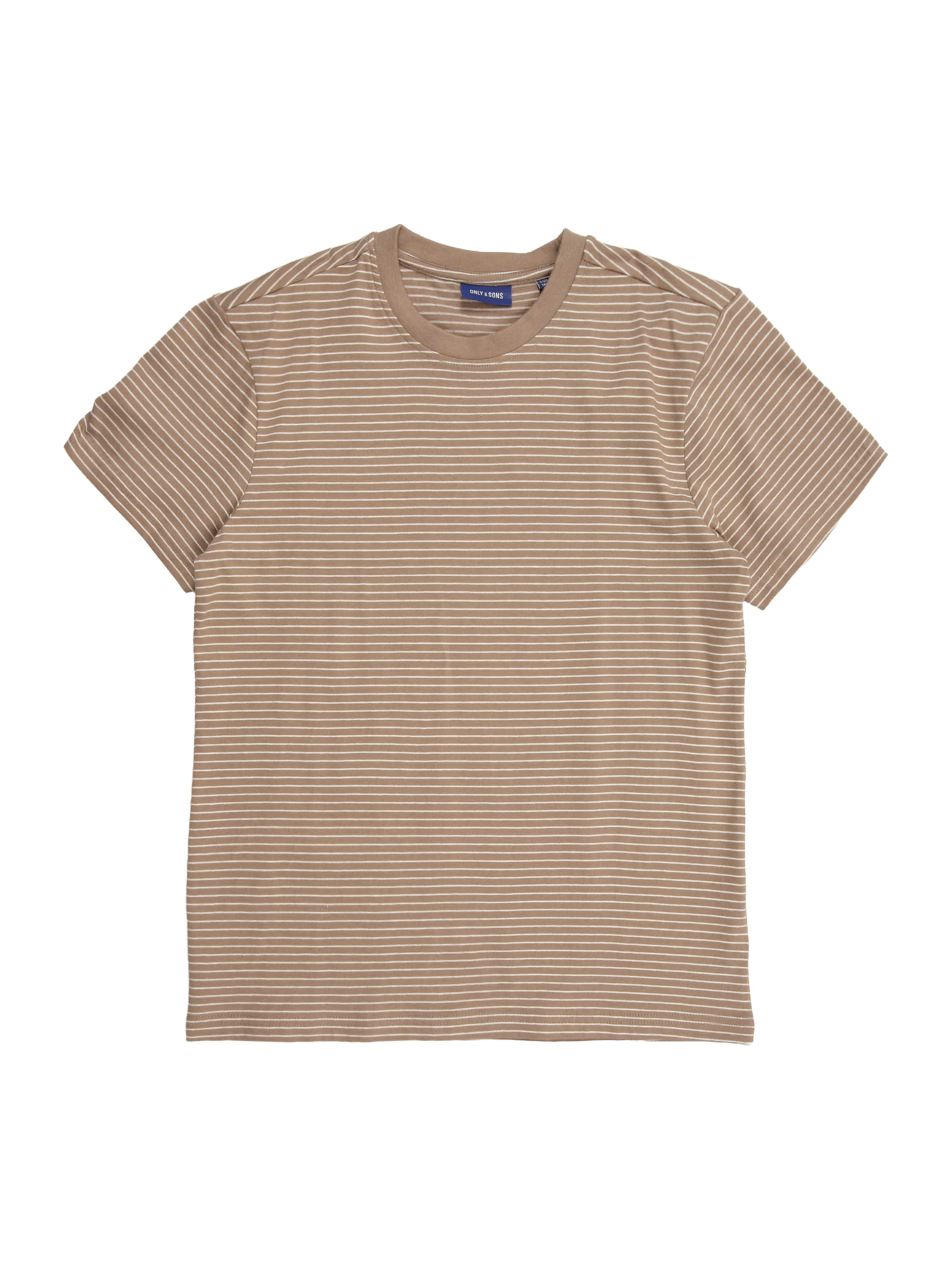 T-Shirt 'OSJFRED' Only & Sons Junior en marron : devant