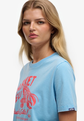 T-shirt 'Roadside Trade' Superdry & Co en bleu