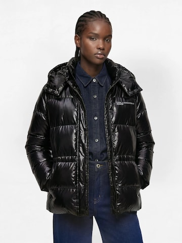 Giacca invernale di KARL LAGERFELD JEANS in nero: frontale