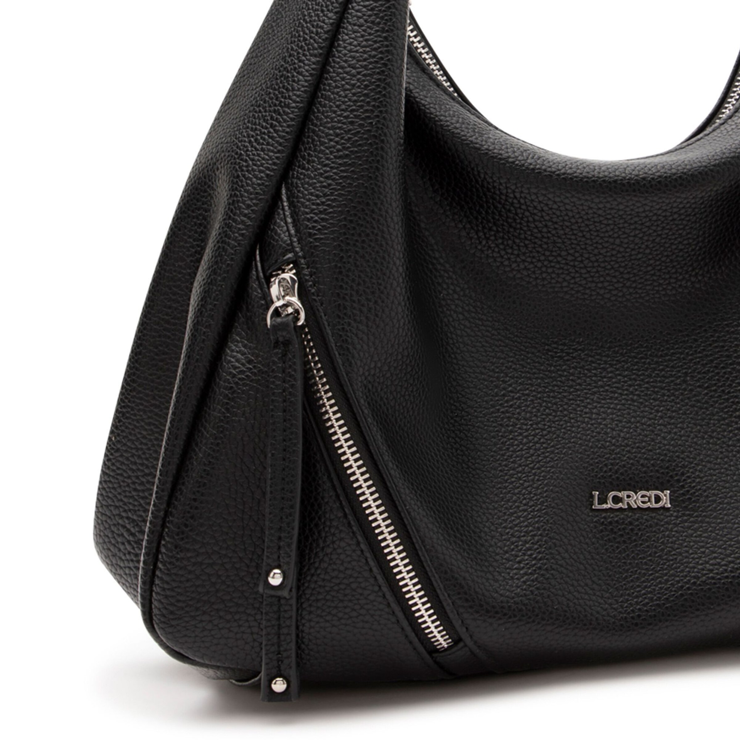 L.CREDI Shoulder Bag 'Priscilla' in Black