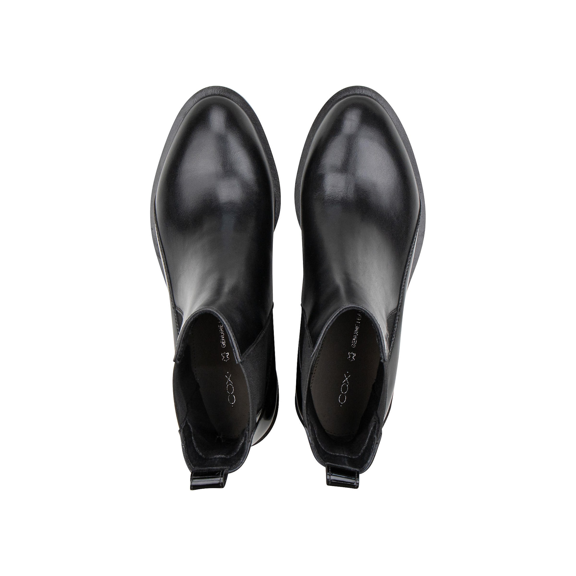 Frauen Stiefeletten COX Chelsea Boots in Schwarz - AG04302 Frauen Stiefeletten COX Chelsea Boots in Schwarz - AG04302