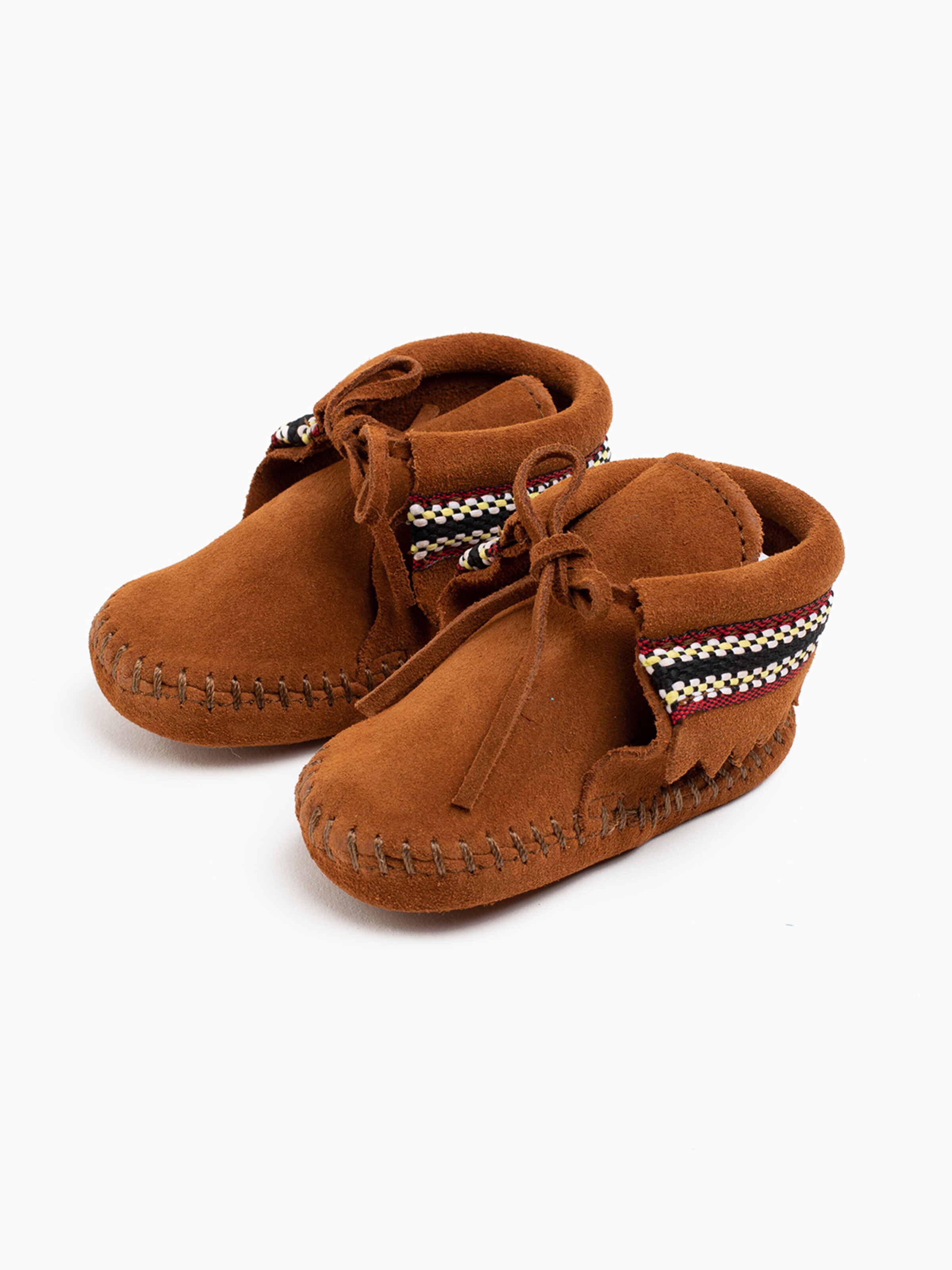 Bottes de neige 'Braid' Minnetonka en marron