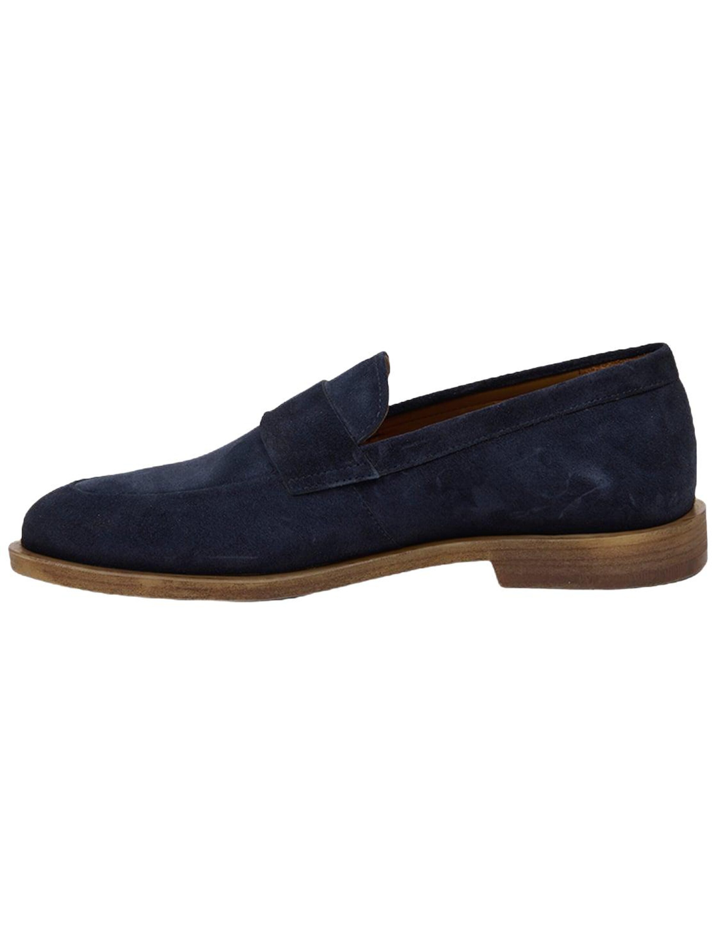 Desa Moccasins 'DESA Herren-Wildlederslipper mit Metalldetails' in Blue