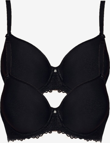 VIANIA Bra 'Leni' in Black: front