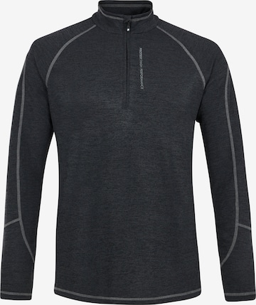 PROTEST Athletic Sweatshirt 'PRTLOUISIANA' in Black: front