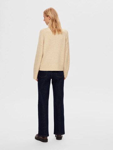 SELECTED FEMME Pullover in Beige