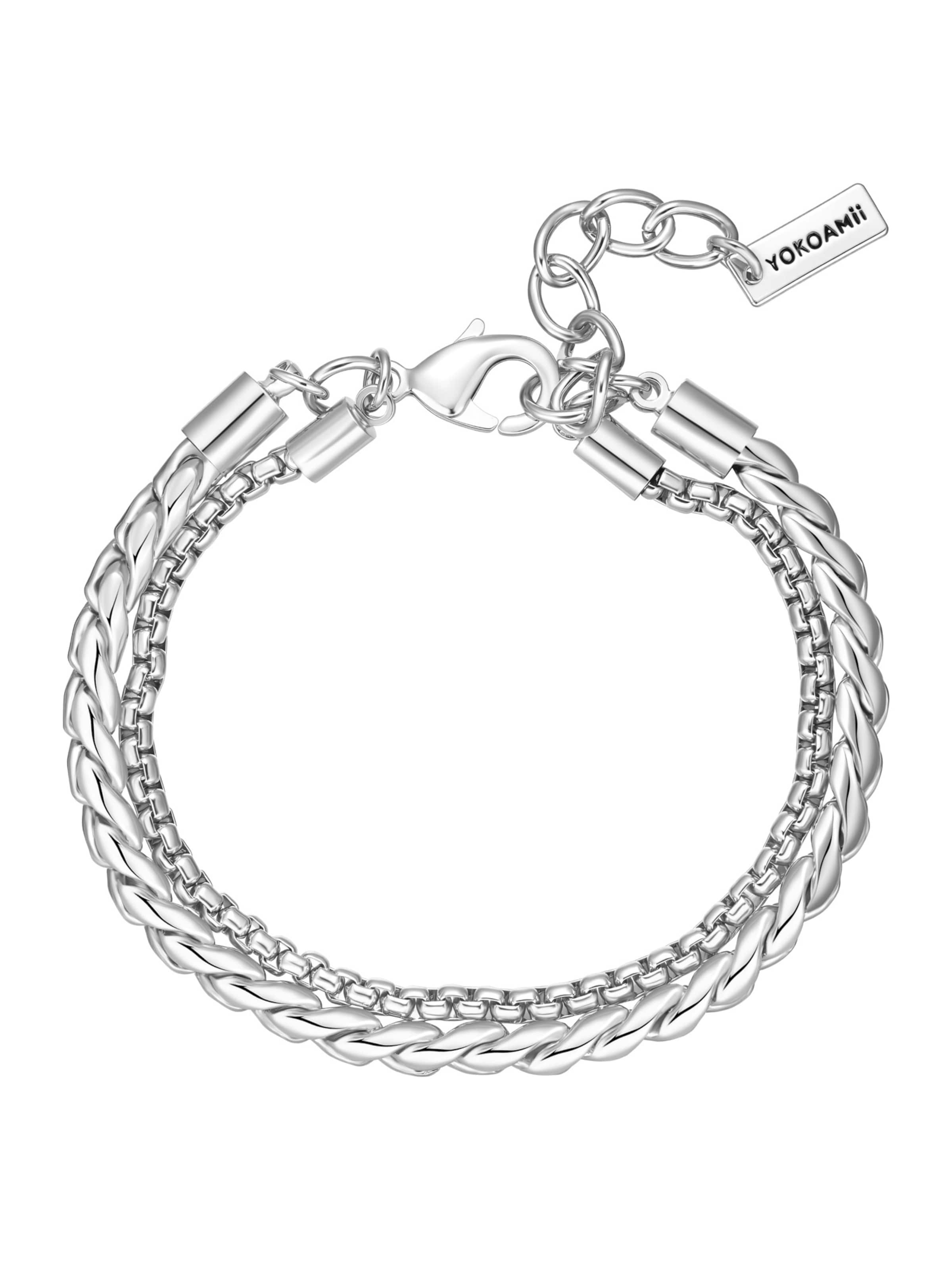 Bracelet Yokoamii en argent : devant