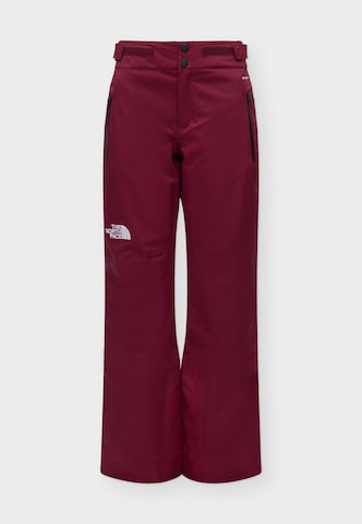 THE NORTH FACE Regular Urheiluhousut 'LENADO' värissä punainen: etupuoli