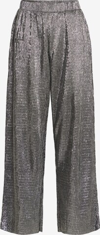 VILA Loosefit Broek 'Fiola' in Zilver: voorkant