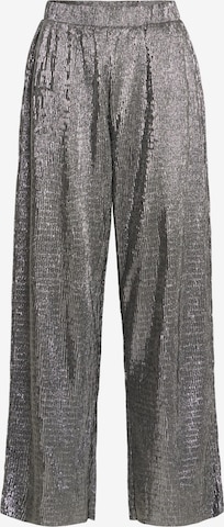 Loosefit Pantalon 'Fiola' VILA en argent : devant