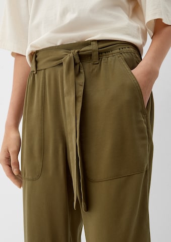 s.Oliver Loose fit Trousers in Green