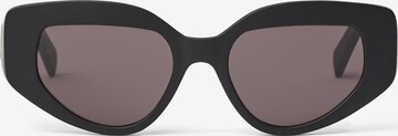 Lunettes de soleil Karl Lagerfeld en noir : devant