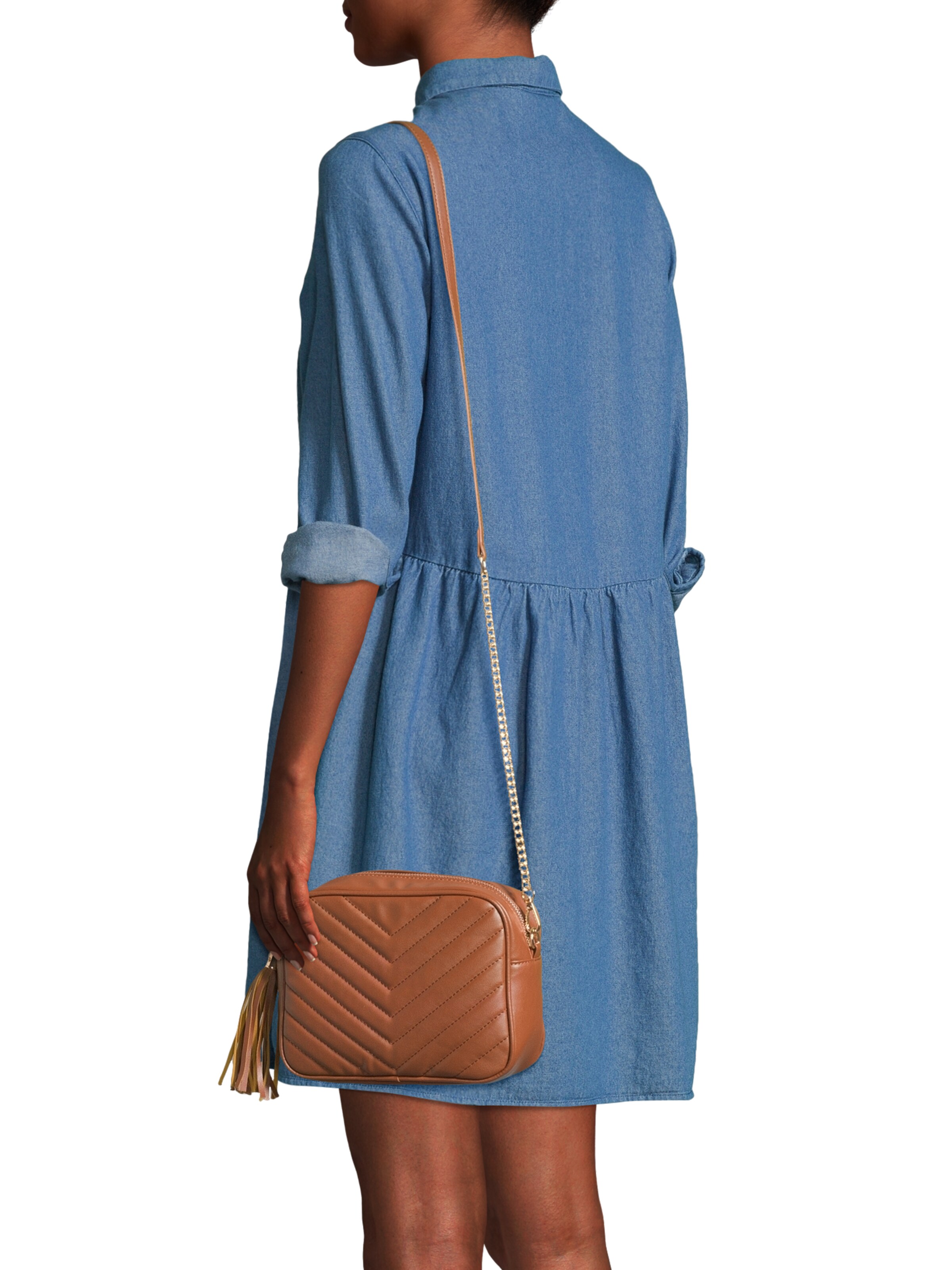 ABOUT YOU Taška přes rameno – hnědá