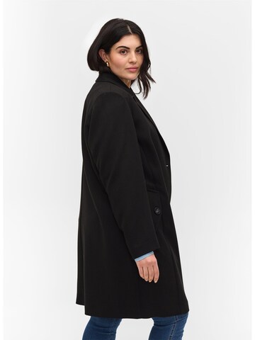 Manteau mi-saison 'MSAVANNA' Zizzi en noir