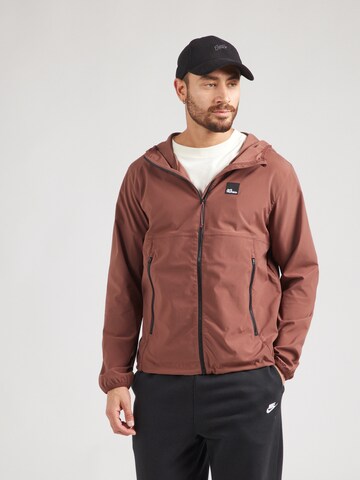 Giacca per outdoor 'TERRACADE' di JACK WOLFSKIN in rosso: frontale