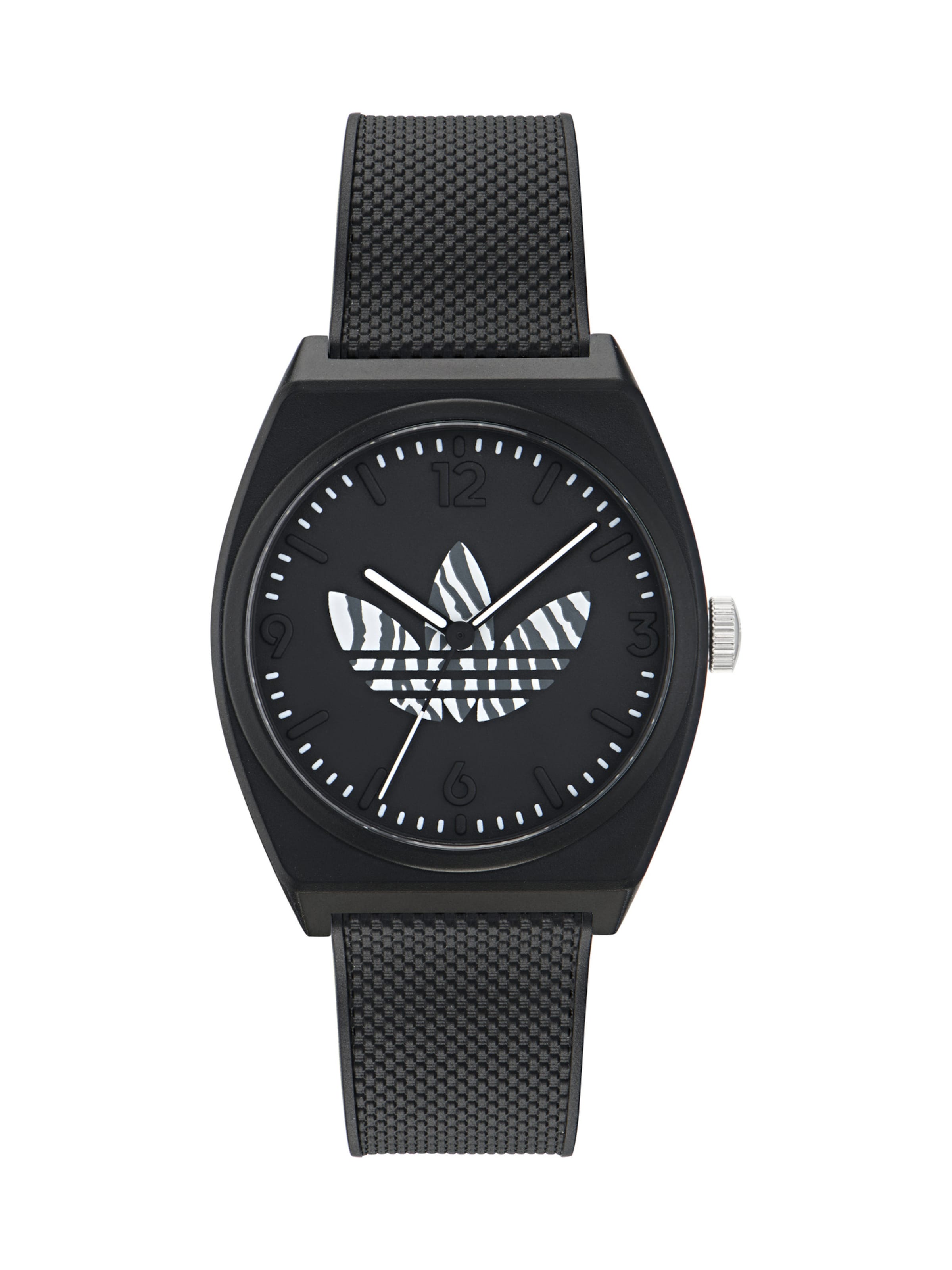 ADIDAS ORIGINALS Uhr 'Project Two GRFX' in Schwarz: Vorderseite