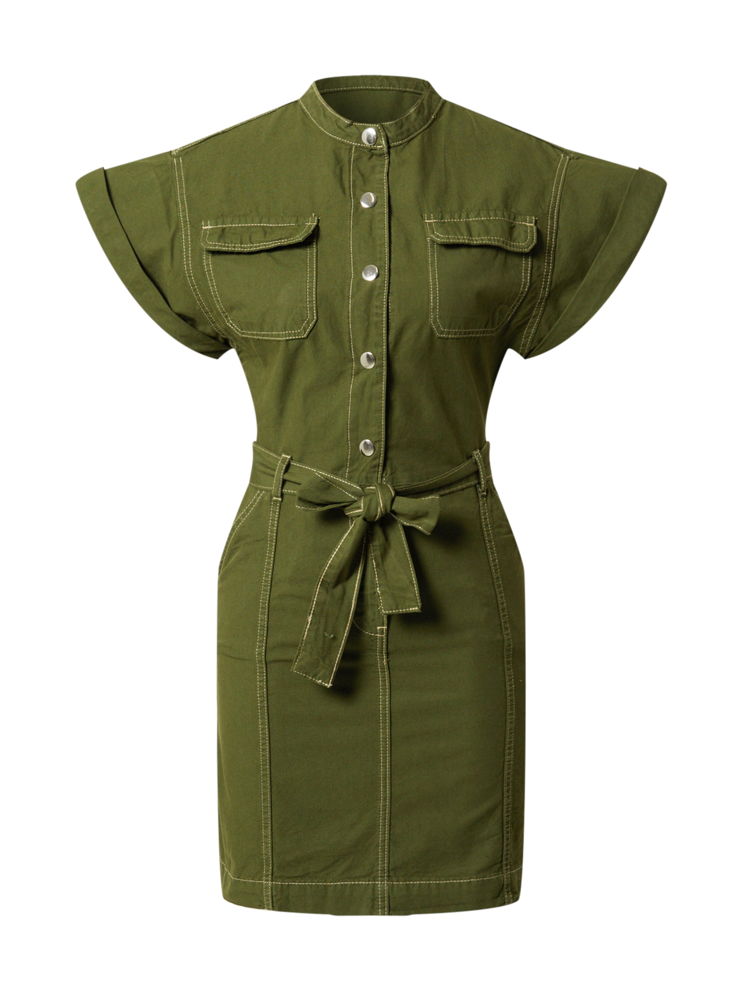 Warehouse Dress in Cream / Khaki, Item view