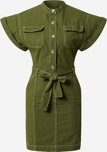 Suknelė iš Warehouse, spalva – kremo / rusvai žalia, Prekių apžvalga