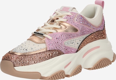 STEVE MADDEN Niske tenisice 'Privy' u bakrena / zlatna / ružičasto crvena / prljavo bijela, Pregled proizvoda