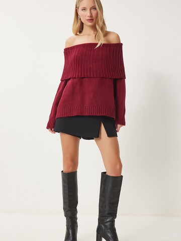 Happiness İstanbul Tröja i röd