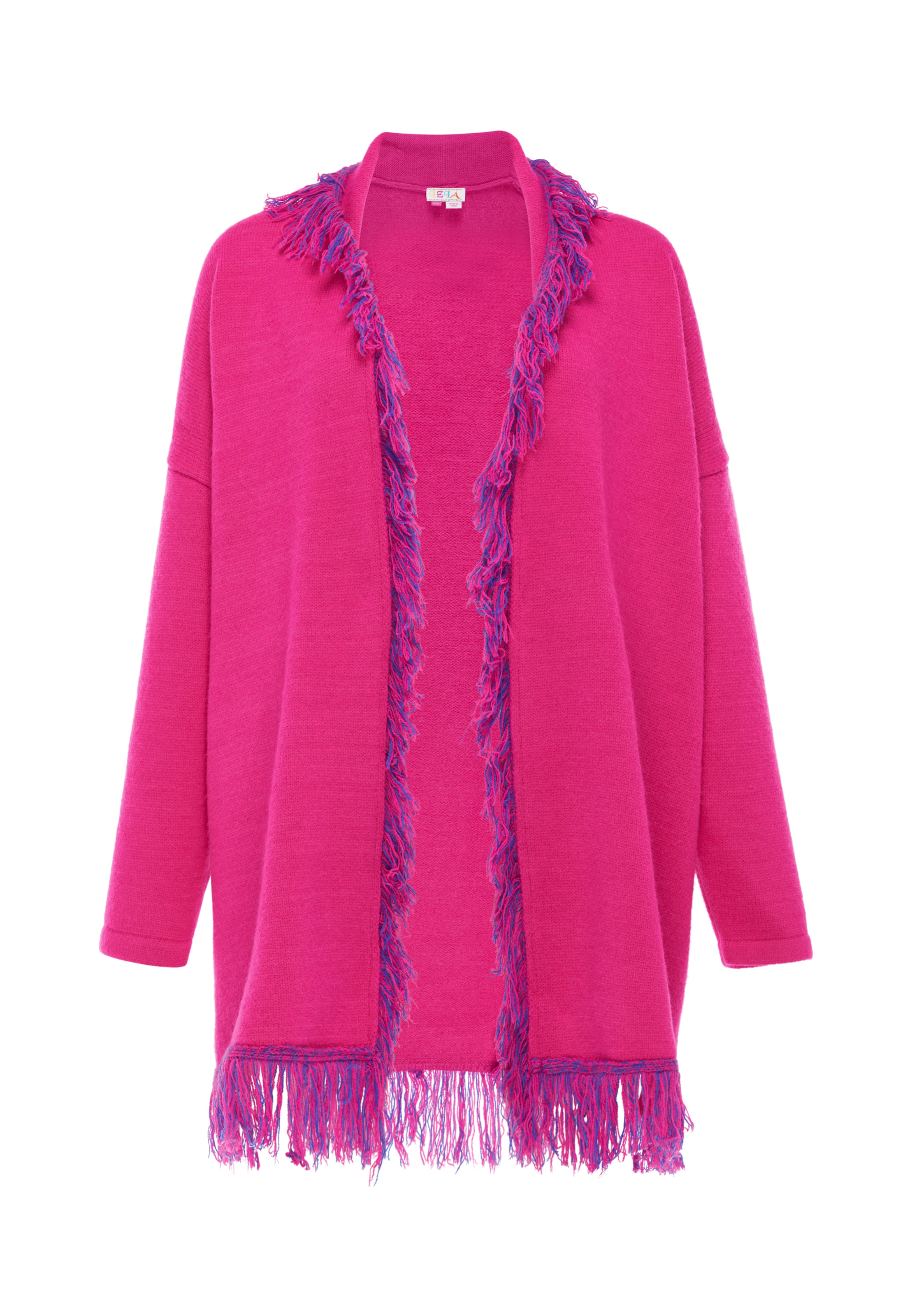 IZIA Gebreid vest in Roze: voorkant