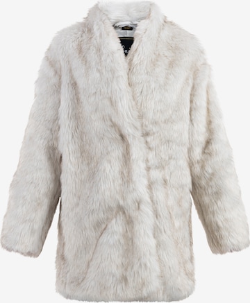 faina Winter Coat in White: front