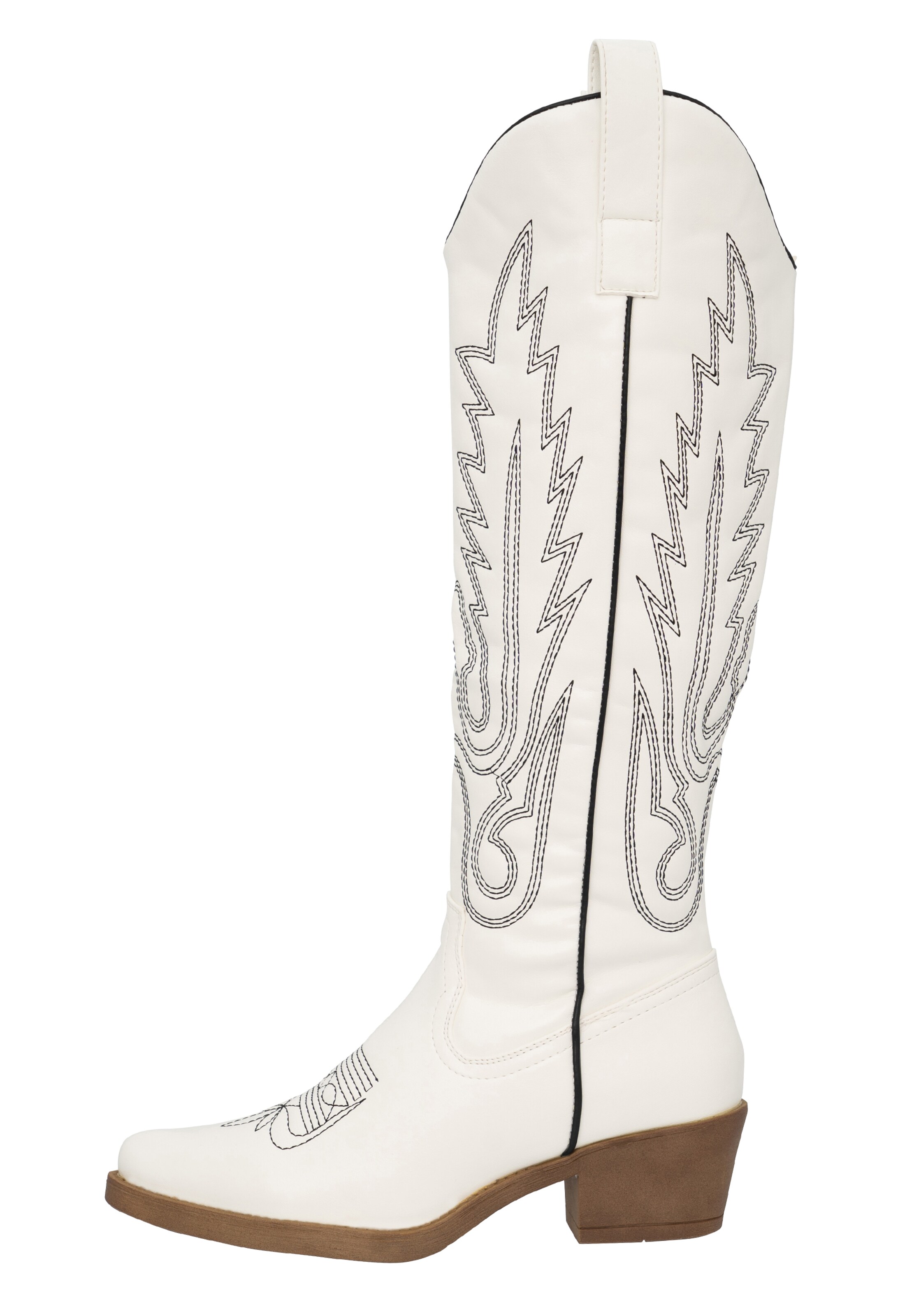 Stivale da cowboy di Salinyang in bianco