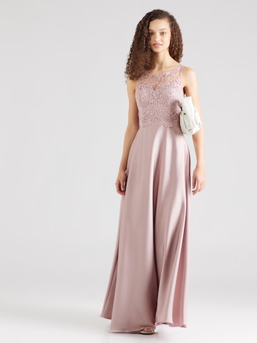 Robe de soirée Laona en rose