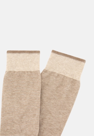Chaussettes Boggi Milano en beige