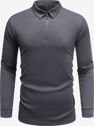 ALLTHEMEN Shirt 'Wechsel' in Grey: front