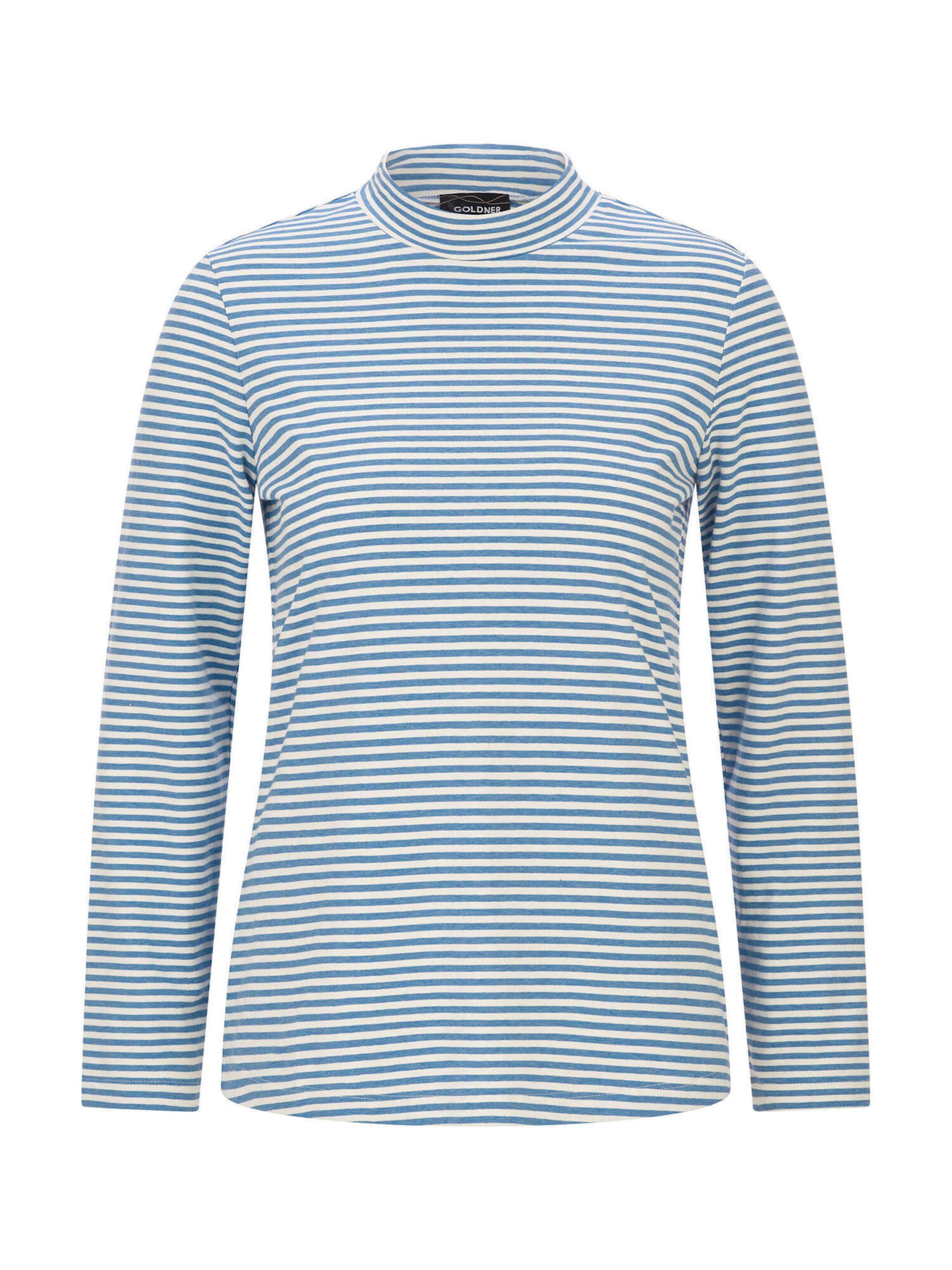 Goldner T-shirt en S en bleu, Vue avec produit